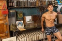 BOXER ALGODÓN &amp; LYCRA BEACH/ ELÁSTICO MELANGE PERSONALIZADO