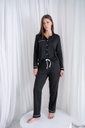 INV. PIJAMA ABOTONADO DE MODAL GAMUZADO LISO