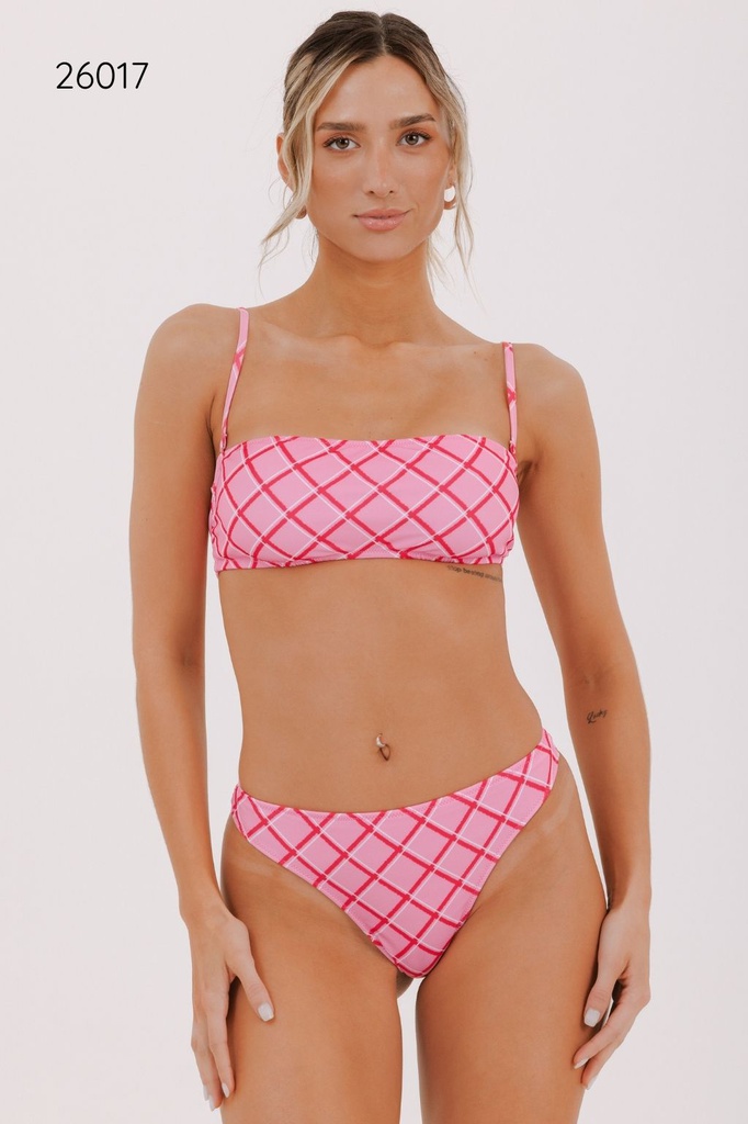 VER. MALLA BANDEAU Y COLALES TIRO ALTO ESTAMPADA