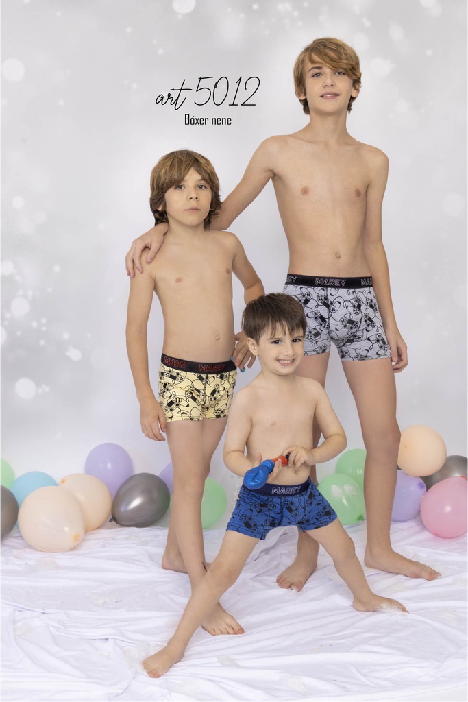 BOXER NIÑO ALG Y LYCRA "JOYSTICK"