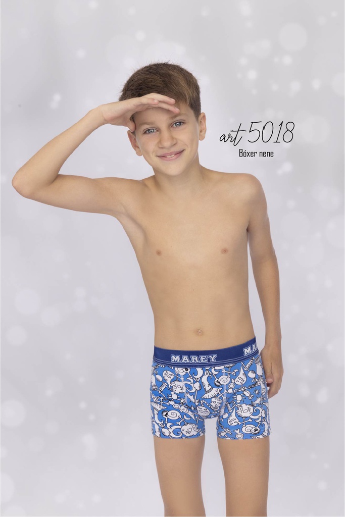 BOXER NIÑO ALG Y LYCRA "SCREAM"