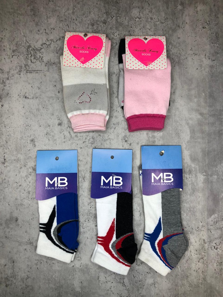 MEDIA 3/4 NIÑOS MK Y MAIA TALLES SURTIDOS