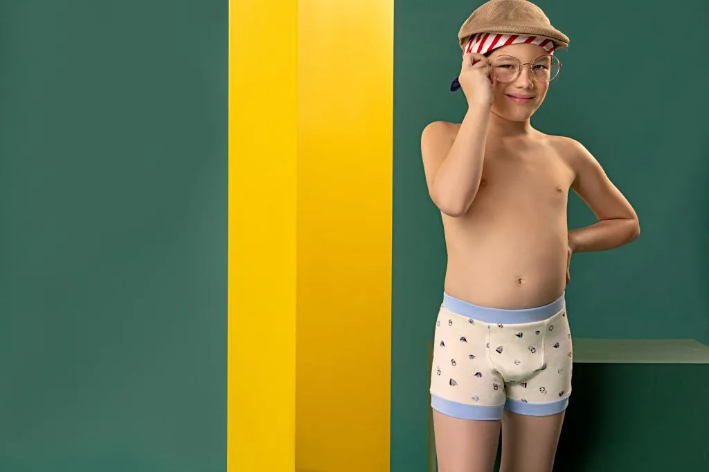 OFERTON! -  BOXER ALGODÓN &amp; LYCRA VELEROS/ ELÁSTICO PERSONALIZADO