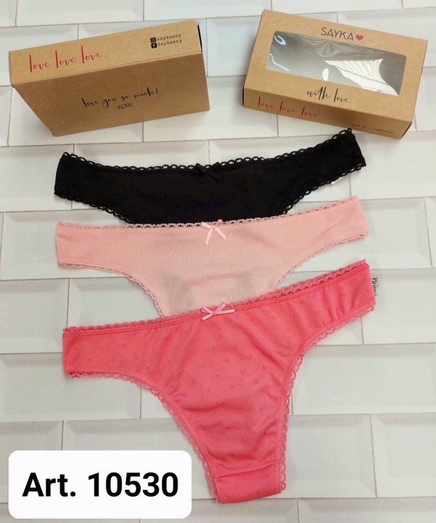 Pack x 3 Colaless microfibra plumeti