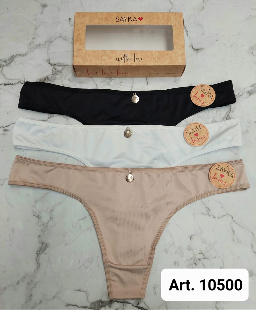 Pack x 3 Colaless microfibra c/chapita