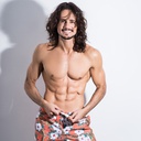 VER. MALLA  TRAJE DE BAÑO DE HOMBRE ESTAMPADO FLORES TROPICALES