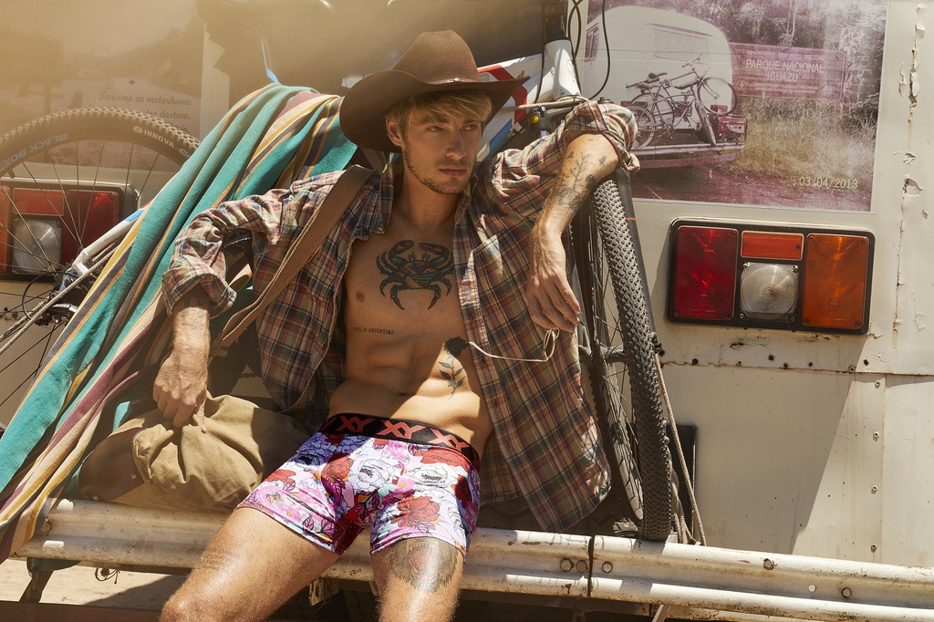 OFERTON! - Bóxer algodón-lycra / pinza central &quot;ORIENTAL&quot;