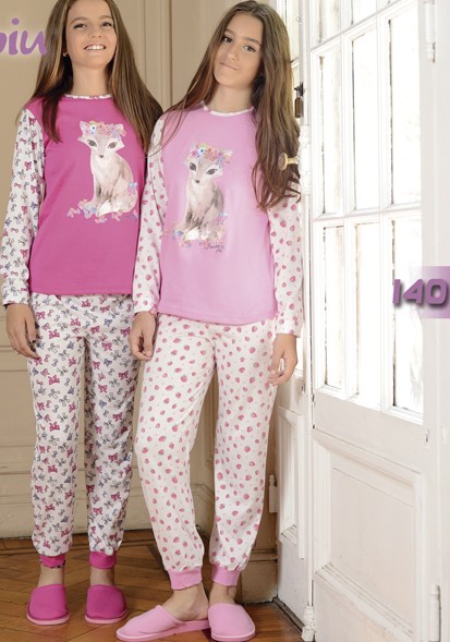 LIQUIDACION ! - INV. PIJAMA NENA MANGAS LARGAS &quot;ZORRO&quot;