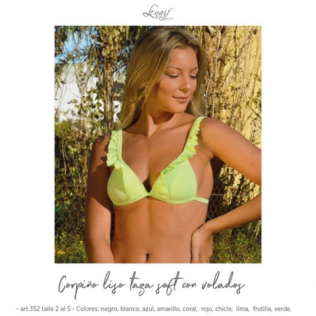 BLACK! -15% OFF !! - MALLA TRIANGULITO SOFT VOLADITOS BRETEL