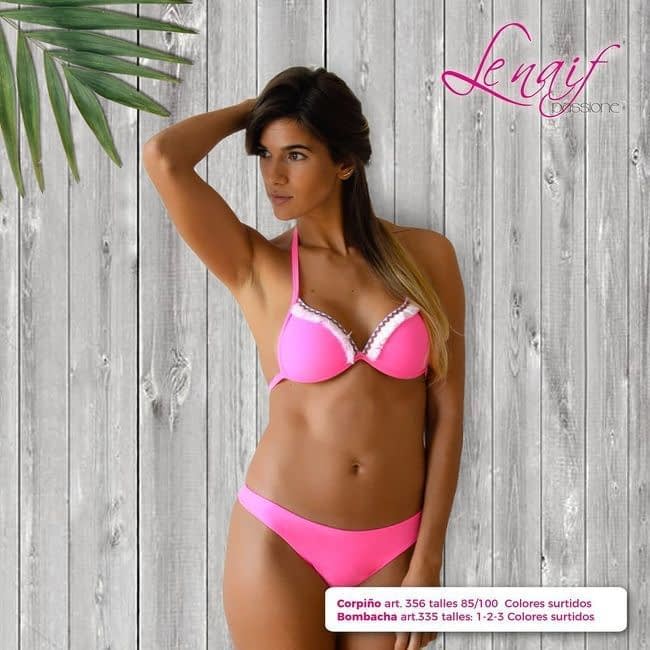 DESCUENTO -15% DESCUENTO ! MALLA CORPIÑO TRIANGULO SOFT BORDADA C/FLECOS