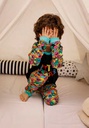 DESCUENTO 10% LIQUIDACION DE TEMPORADA!  INV. PIJAMA COMBINADO DE DOS PIEZAS CON PUÑO Y ESTAMPADO "MONSTER"