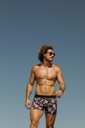 BOXER ALGODÓN-LYCRA ESTAMPADO "JUNGLA"  -