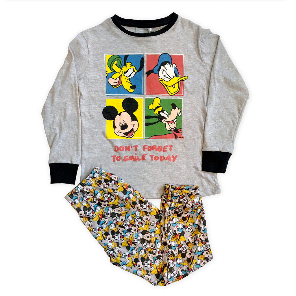 DESCUENTO 10% LIQUIDACION DE TEMPORADA!  INV. PIJAMA DE JERSEY MODAL ML ESTAMPADO "MICKEY" Y PANTALON SUBLIMADO