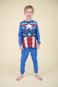 DESCUENTO 10% LIQUIDACION DE TEMPORADA!  INV. PIJAMA DE JERSEY MODAL DISFRAZ ML AVENGERS "CAPITAN AMERICA"