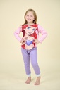 LIQUIDACION ! - INV. PIJAMA ML SUBLIMADO &quot;PRINCESAS SIRENITA ARIEL&quot; DE JERSEY MODAL