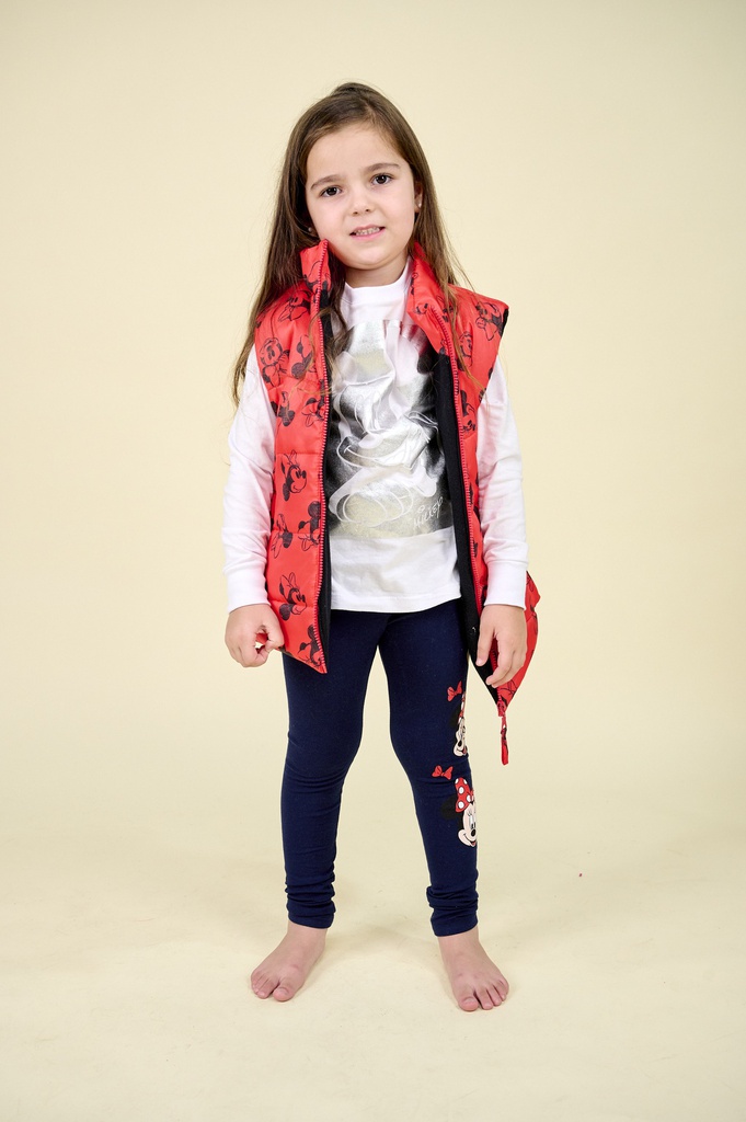 INV. CALZA ESTAMPADA "MINNIE" DE ALGODON Y LYCRA