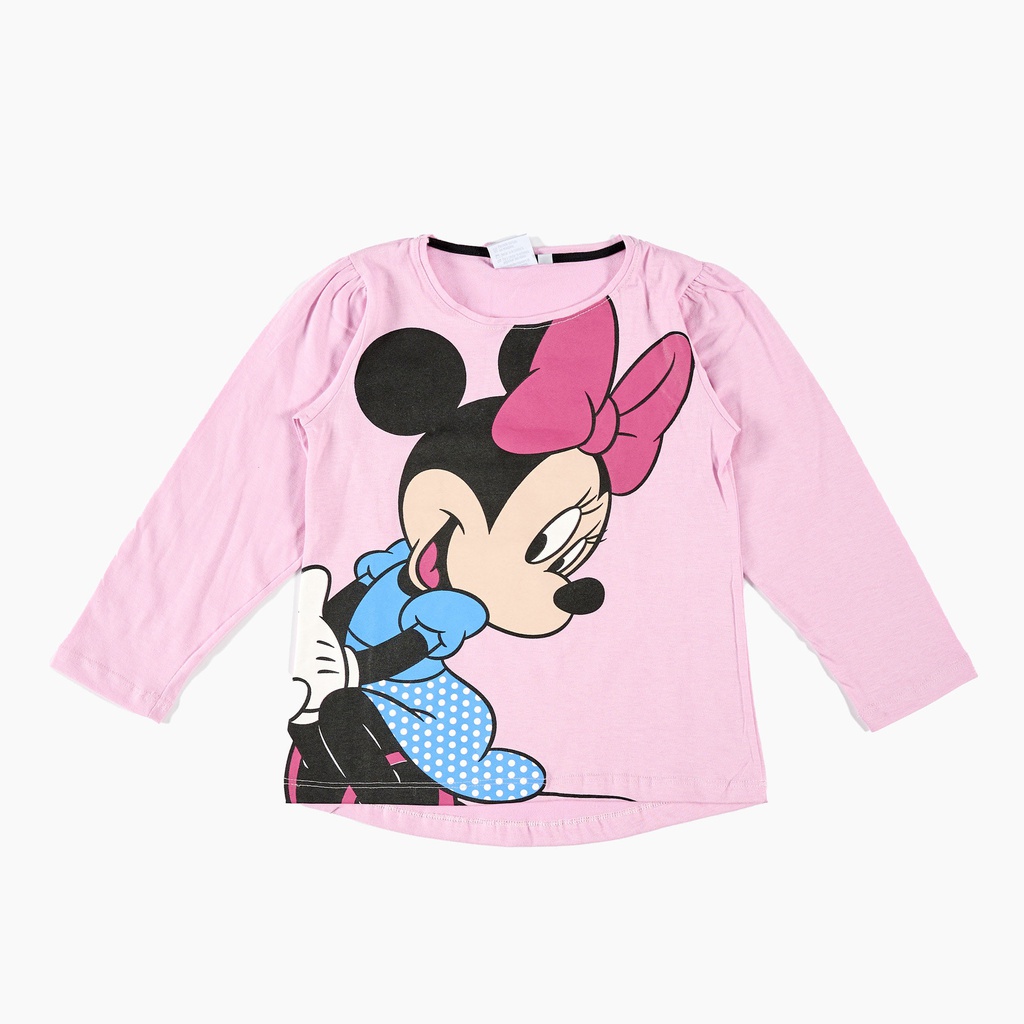 DESCUENTO 15% LIQUIDACION DE TEMPORADA! I INV. REMERA ML CON ESTAMPA "MINNIE" DE JERSEY