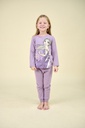 LIQUIDACION ! - INV. PIJAMA JERSEY ML ESTAMPADO CON GLITTER "FROZEN" 