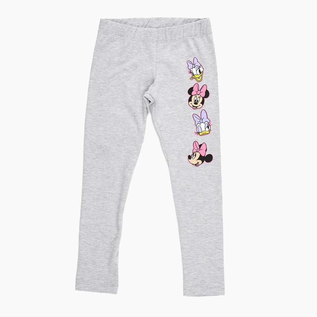 CALZA ESTMAPADA &quot;MINNIE&quot; DE ALGODON Y LYCRA