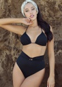 MALLA CONJUNTO DE TRICOT TRIANGULO CON TAZA REMOVIBLE Y DEVETINA SEMILES TIRO ALTO "PERLA"