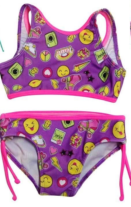 MALLA BIKINI NENA ESTAMPADA "SMILES "