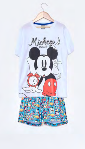 VER. PIJAMA ESTAMPADO "MICKEY"