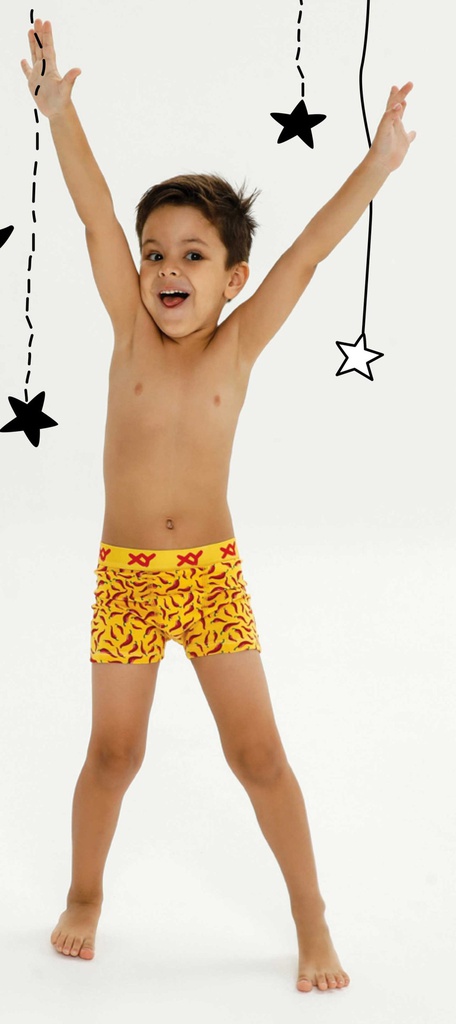 BOXER NIÑO ALGODÓN Y LYCRA "AJIES"