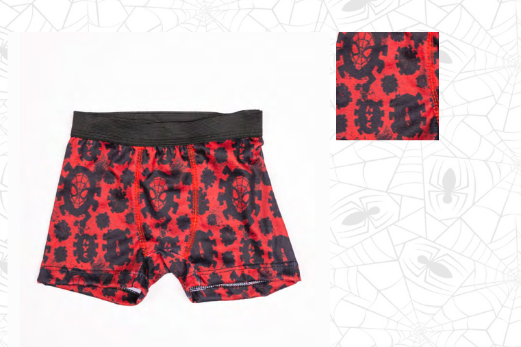 VER.  BOXER DE MODAL CON ELASTICO EN CINTURA ESTAMPADO "SPIDERMAN" INV.