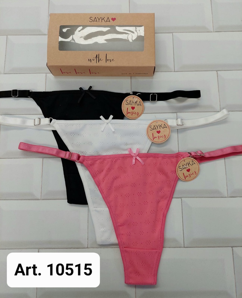 PACK X 3 COLALES MICRO DESAGUJADA REGULABLE