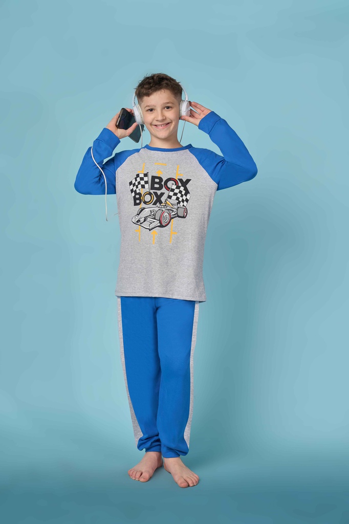 LIQUIDACION ! - INV. PIJAMA ESTAMPADO &quot;BOX&quot;