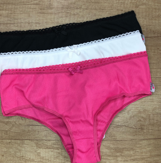 PACK X3 CULOTTE CLASICO MICROFIBRA MORLEY