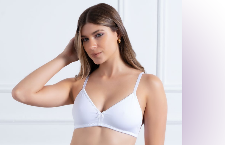 CORPIÑO DE MICROFIBRA DOBLE TELA PREMOLDEADO