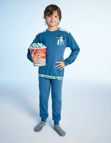 LIQUIDACION ! - INV. PIJAMA NENE ESTAMPADO "SPACE"