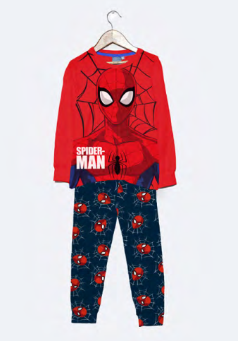 INV. PIJAMA DE ALGODÓN Y MODAL "SPIDERMAN"