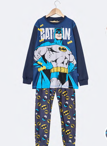 INV. PIJAMA DE ALGODÓN Y MODAL SUBLIMADO &quot;BATMAN&quot;