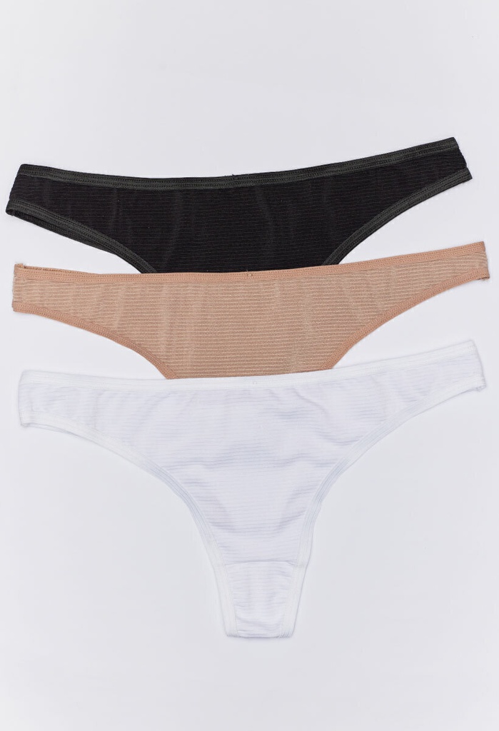 PACK X3 COLALES DE MICROFIBRA RAYADA