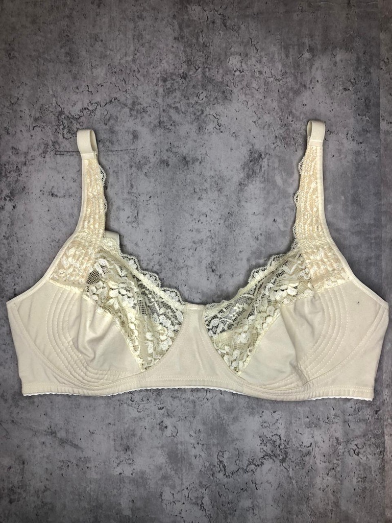 CORPIÑO SIN ARCO REFORZADO CON ENCAJE