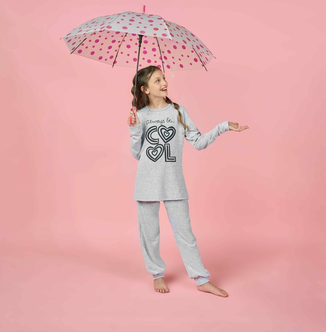 LIQUIDACION ! - INV. PIJAMA NENA DE LANILLA "COOL"