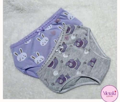 PACK X2 BOMBACHA DE NENA DE ALGODÓN Y LYCRA SURTIDA