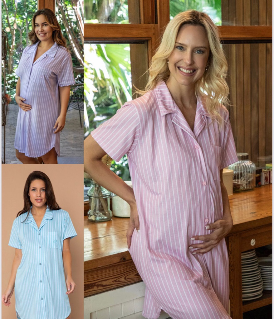 INV. CAMISON MATERNAL ABOTONADO