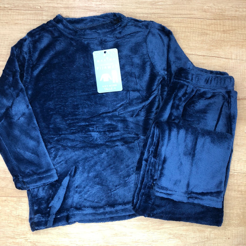 LIQUIDACION ! - INV. PIJAMA NENE LISO POLAR SOFT