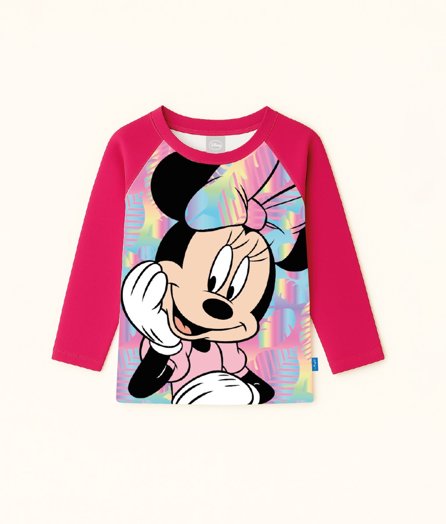 VER. REMERA CON PROTECCION UV SUBLIMADA "MINNIE"