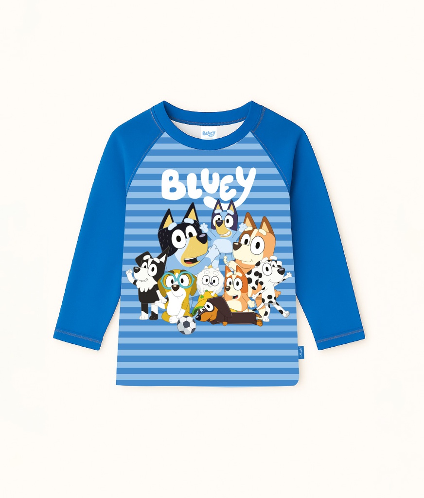 VER. REMERA CON PROTECCION UV "BLUEY"