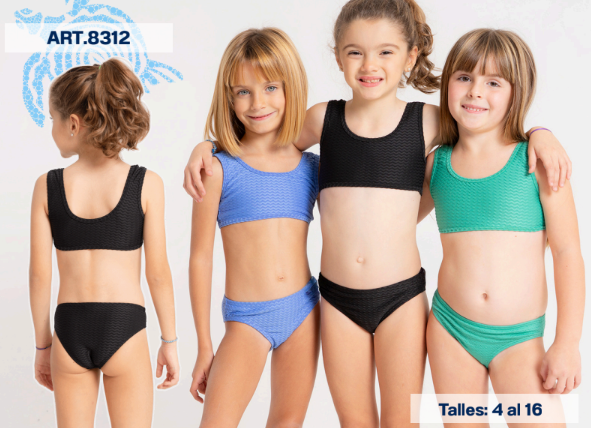 VER. MALLA BIKINI NENA LISA TEXTURADA