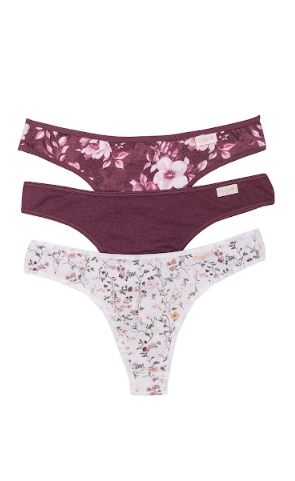 PACK X3 COLALES ESPECIAL DE ALGODÓN Y LYCRA ESTAMPADA "LIBERTY"