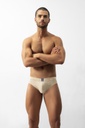 SLIP DE ALGODÓN Y LYCRA MONOCROMO
