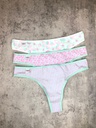 PACK X3 COLALES DE ALGODÓN Y LYCRA ESTAMPADA