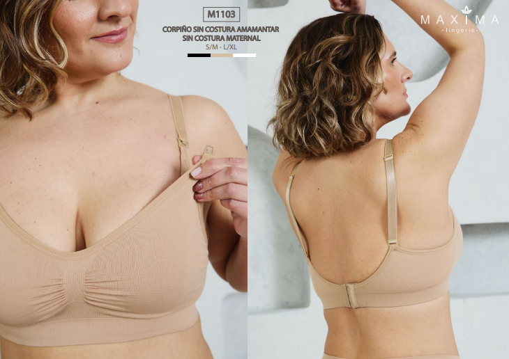 CORPIÑO DE AMAMANTAR SIN COSTURA