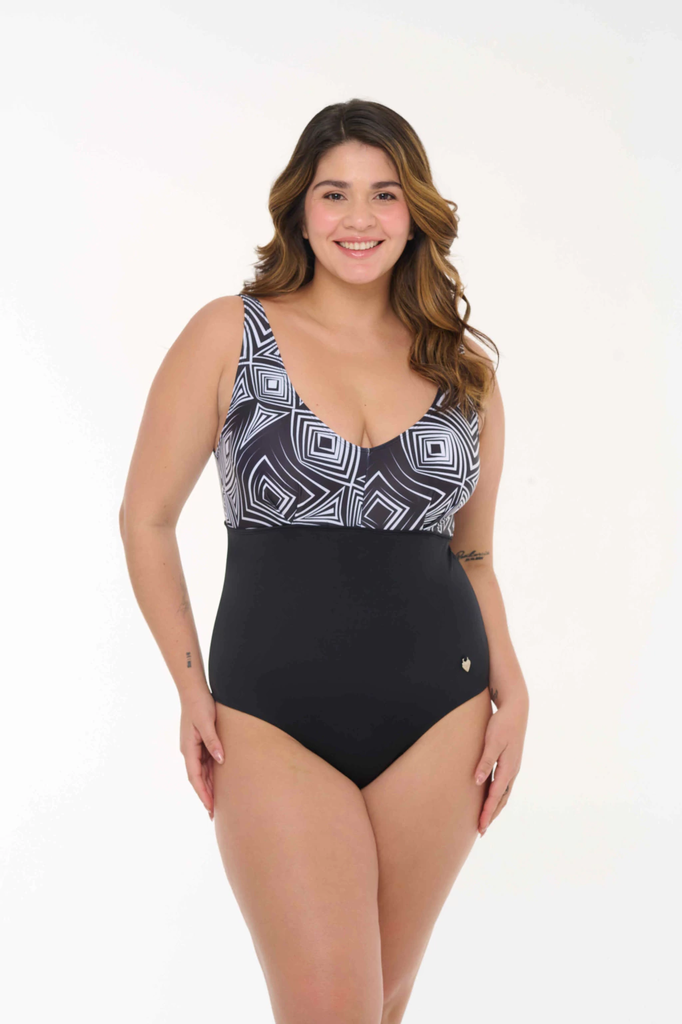 VER. MALLA ENTERA UNIVERSAL COMBINADA ESTAMPADA