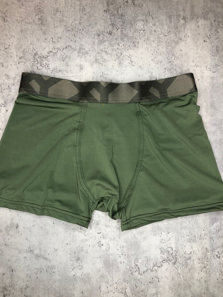 Bóxer de microfibra liso combinado